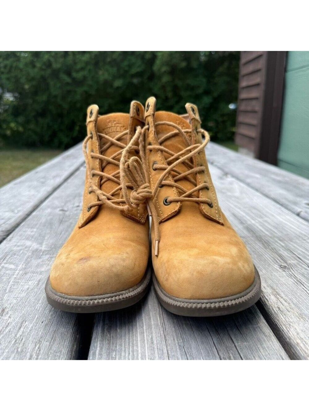 Kodiak Original Women's 8 Tan Waterproof Leather Ankle Boots Thinsulate